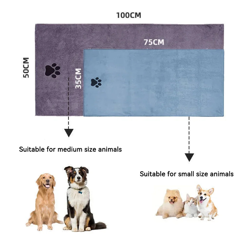 Ultra Absorbent Pet Drying Towel