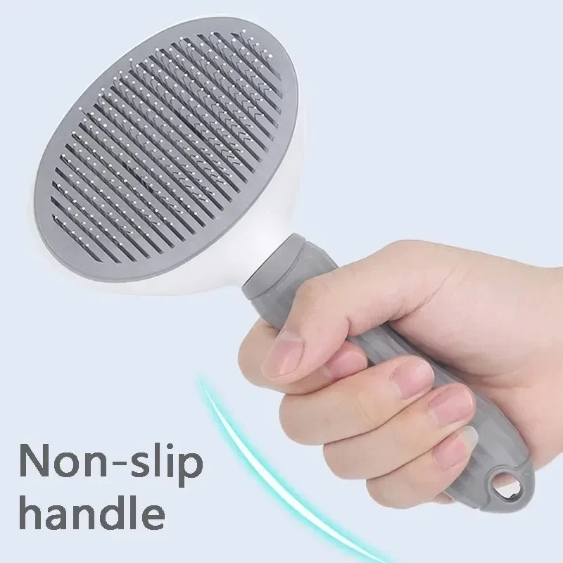 Self-Cleaning Deshedding Brush