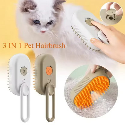 3-in-1 Steam Grooming Brush