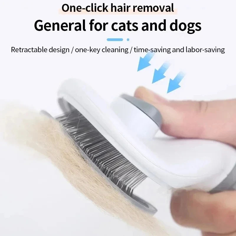 Self-Cleaning Deshedding Brush
