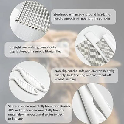 Flea & Fine-Tooth Grooming Comb