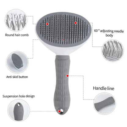 Self-Cleaning Deshedding Brush